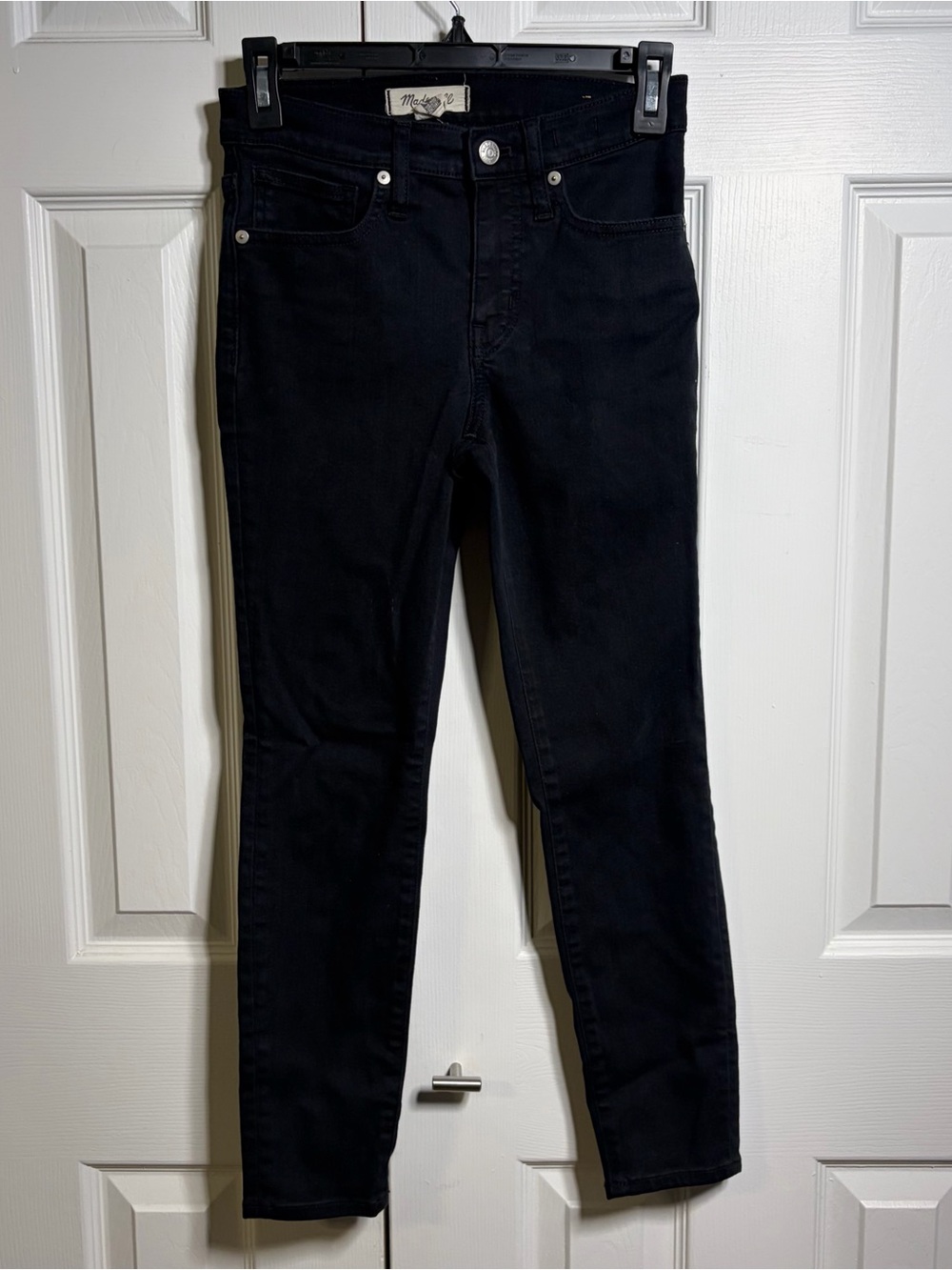 Madewell Black Skinny Jeans size 25 P